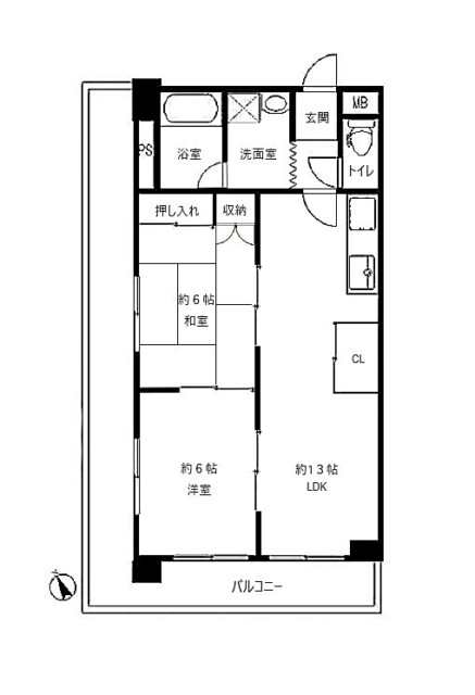 プレミスときわ台　間取り図