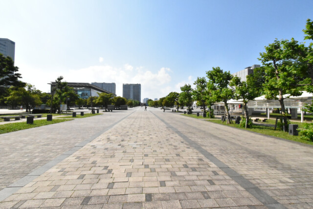 国際展示場駅周辺 シンボルプロムナード公園