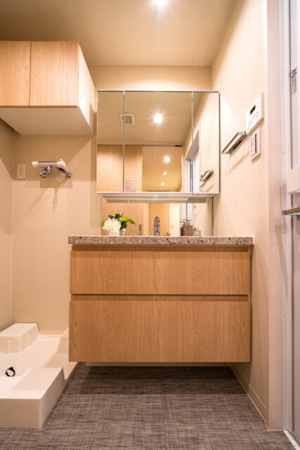 パークタワーグランスカイ 洗面室