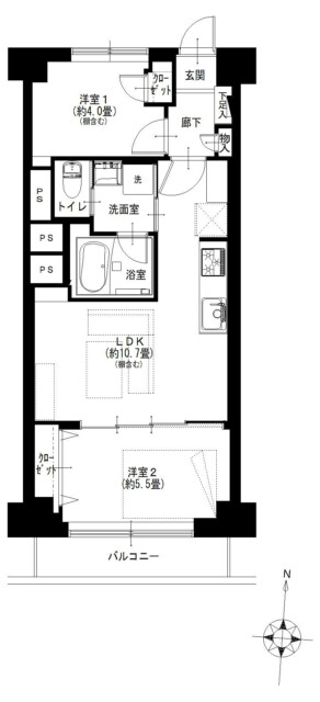 ニューハイム池上　間取り図