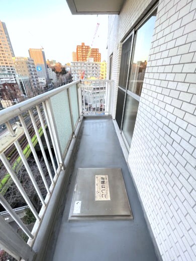 ニューライフ西早稲田 北西向きバルコニー