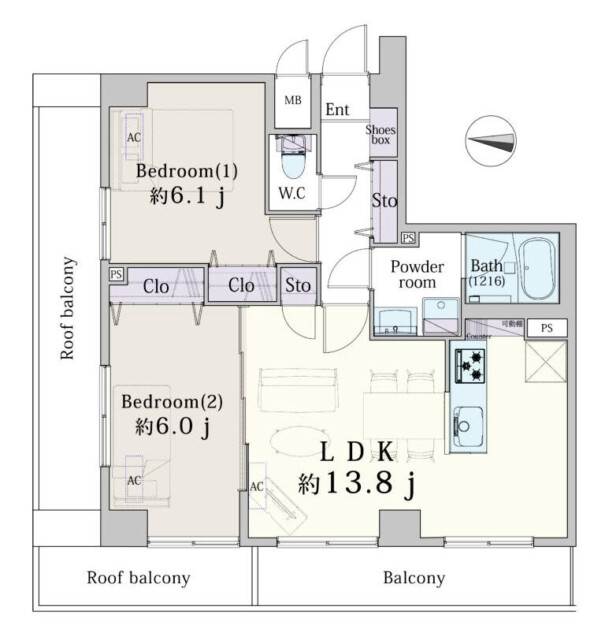 グランベル上野の杜　間取り図
