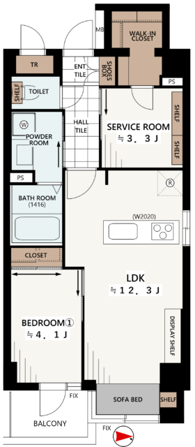 藤和シティスクエア三田ノースウィング (1)
