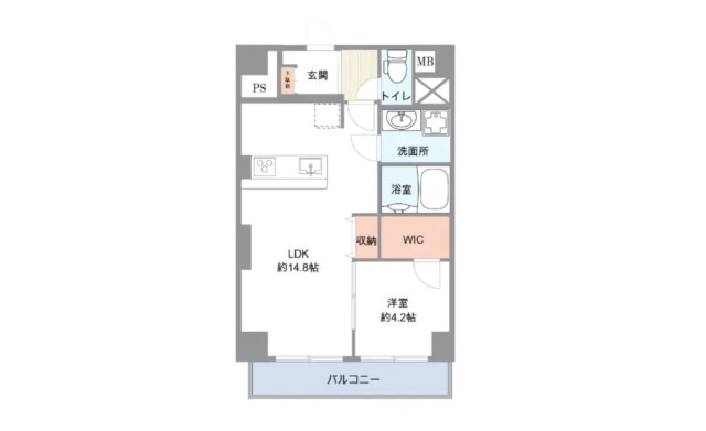 学芸大ハイツ　間取り図