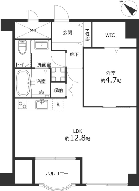 豊栄新都心マンション　間取り図