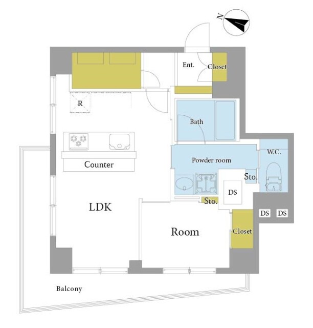 シャトレー幡ヶ谷 間取り図 シャトレー幡ヶ谷 間取り図