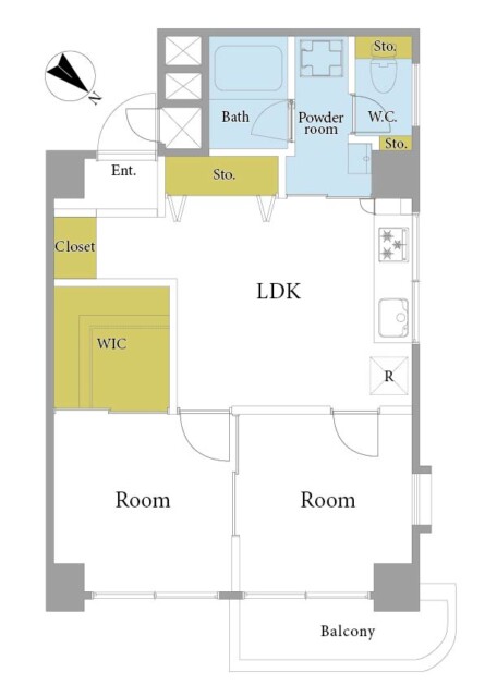 上馬マンション　間取り図