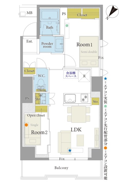 クレアール余丁町 間取り図 クレアール余丁町 間取り図
