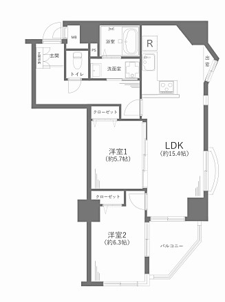 ソフトタウン池袋　間取り図