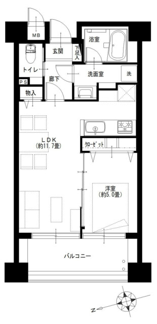 スターロワイヤル南大井　間取り図