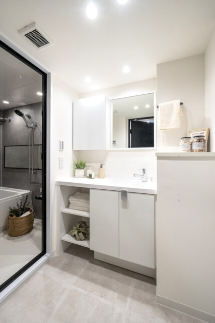 大森パークホームズベイサイドコート 洗面化粧台