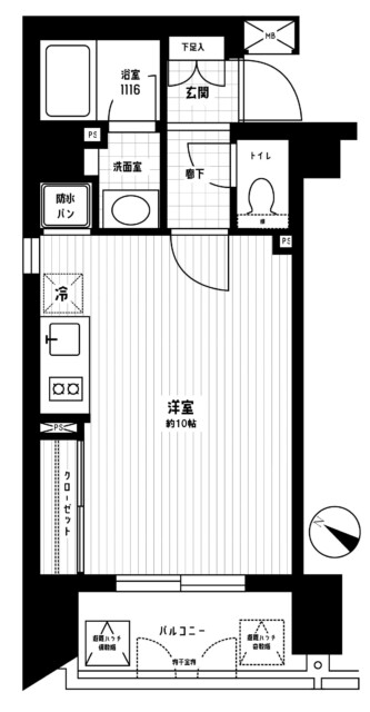 エクセルシオール渋谷　間取り図