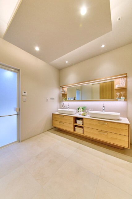 パークタワーグランスカイ 洗面室