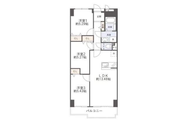 アイビハイツ南品川　間取り図