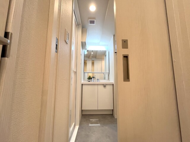 入谷アムフラット 洗面室