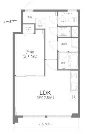 モナーク三軒茶屋　間取り図