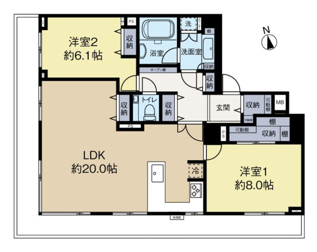 パロス白金　間取り図