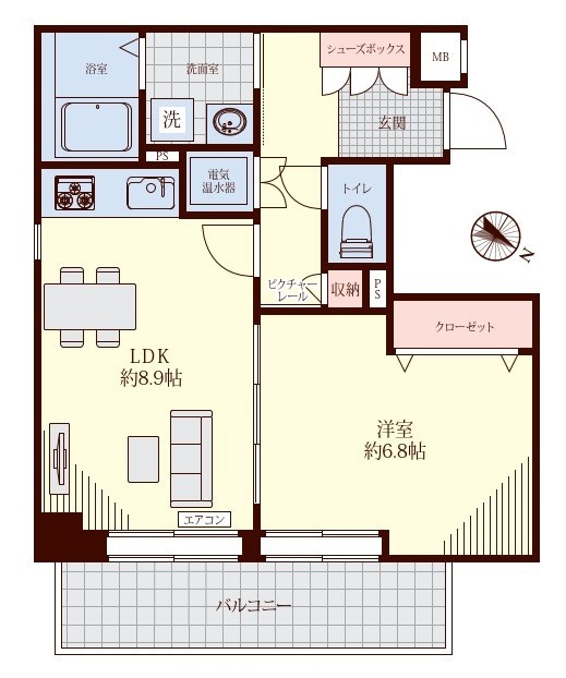 イトーピア渋谷桜ヶ丘　間取り図