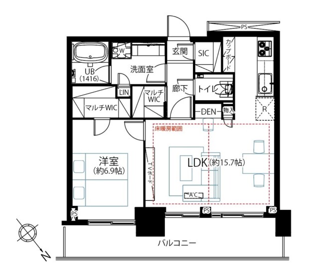 ザ・クレストタワー　間取り図