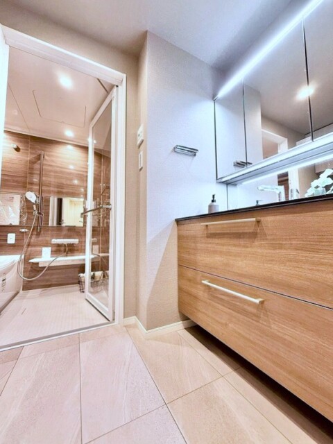 勝どきザ・タワー (7)洗面室