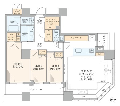 パークタワーグランスカイ 間取り図 パークタワーグランスカイ 間取り図